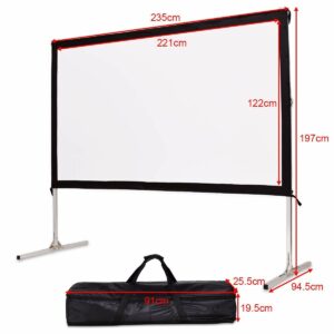 ECRAN POUR VIDEO PROJECTEUR 150*150 AVEC PIEDS