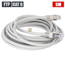 CABLE RESEAU 5M SERTI